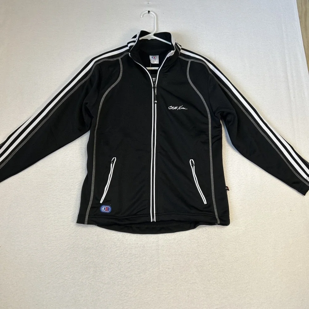 Cliff Keen Youth Large Black Wrestling Jacket Premiere Full Zipper